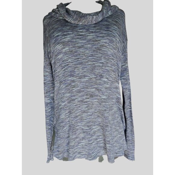 Knox Rose Layering Fall Winter School Work Cowl Neck Heathered Casual XL Tunic - Picture 3 of 10